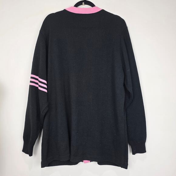 Alpha Kappa Alpha (AKA) Sorority Black Cardigan Sweater, Size 3XL, EUC - Picture 4 of 9